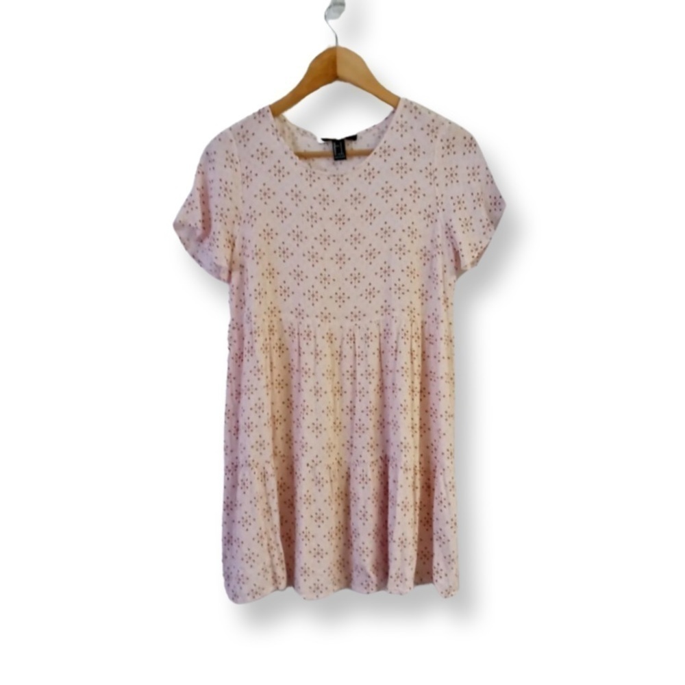 Forever 21 NWT Women's Cottage Core Pink Floral Dress Size S